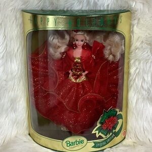 Vtg. Happy Holidays Barbie 1993
